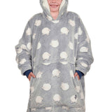Thomas Cook Kids Sheep Snuggle Hoodie - Grey/Blue