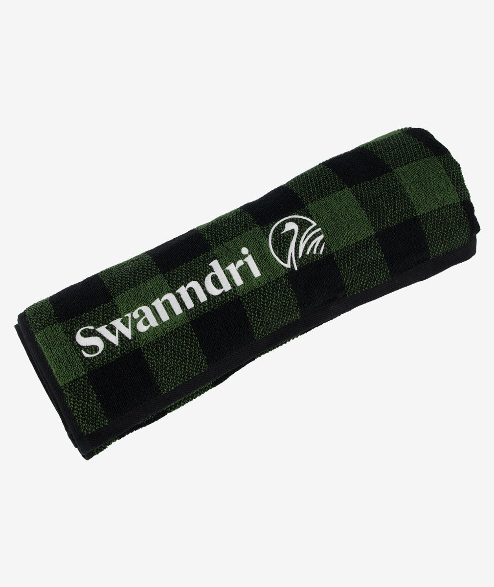 Swanndri Beach Towel - Olive/Black Check