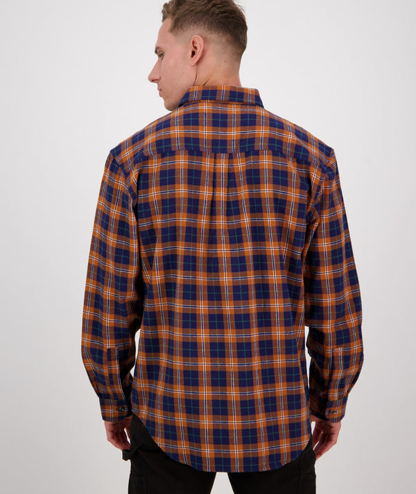 Swanndri Mens Barn Shirt - Burnt Orange - Bairnsdale Horse Centre