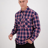 Swanndri Mens Barn Shirt - Brick Red