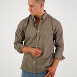 Swanndri Mens Wolcott Shirt - Olive