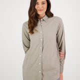 Swanndri Womens Catalina Boyfriend Shirt - Taupe